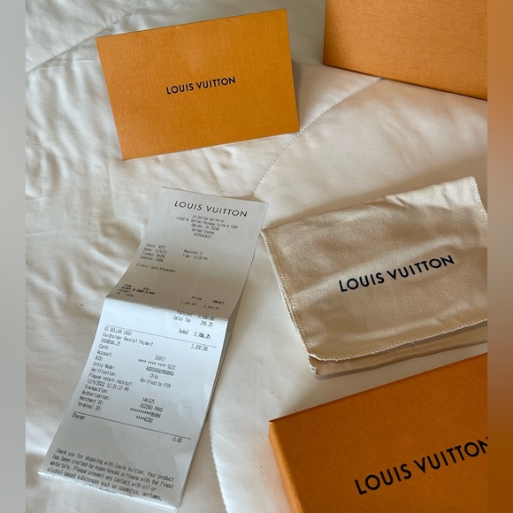 Like new Louis Vuitton Tote Bag V MM Marine Rouge emrpiente - Picture 4 of 16